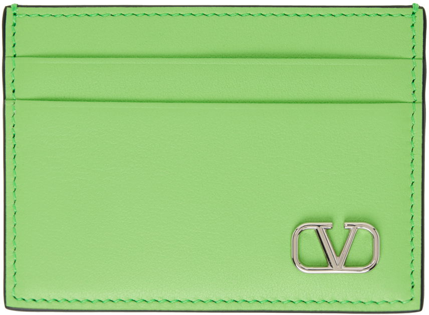 Peňaženka Valentino Garavani VLogo Signature Card Holder Zelené | 4Y2P0T83LMV, 0