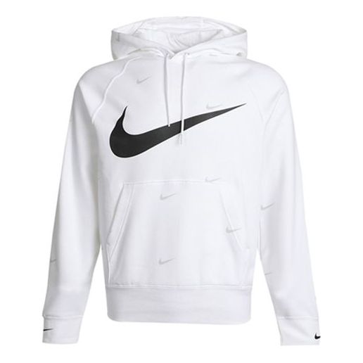Mikina Nike Fleece Lined Hoodie Biela | DA0111-100