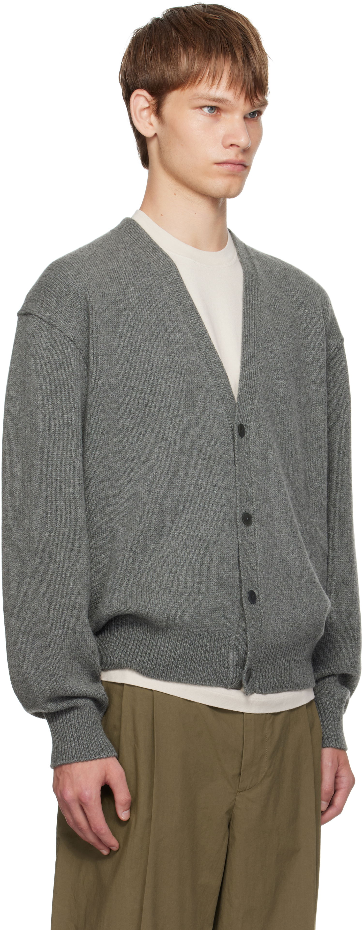Sveter The Row The Row Mats Cardigan Šedá | 1024-Y960, 1
