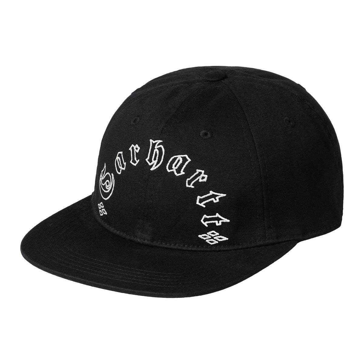 Black Baseball Cap with Logo