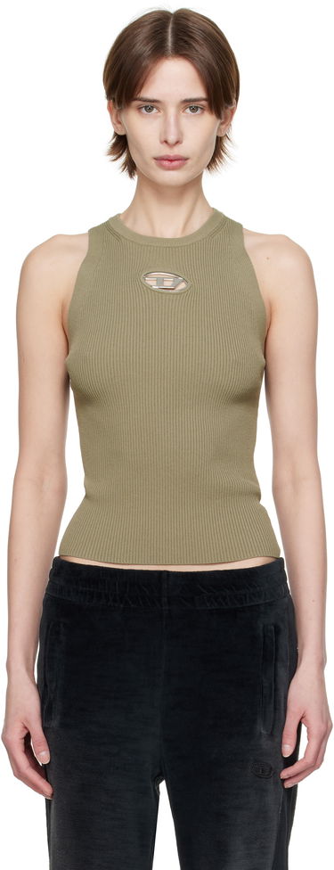Tielko Diesel Diesel M-Caddix Ribbed Tank Top Zelené | A17450 0DLAX, 0