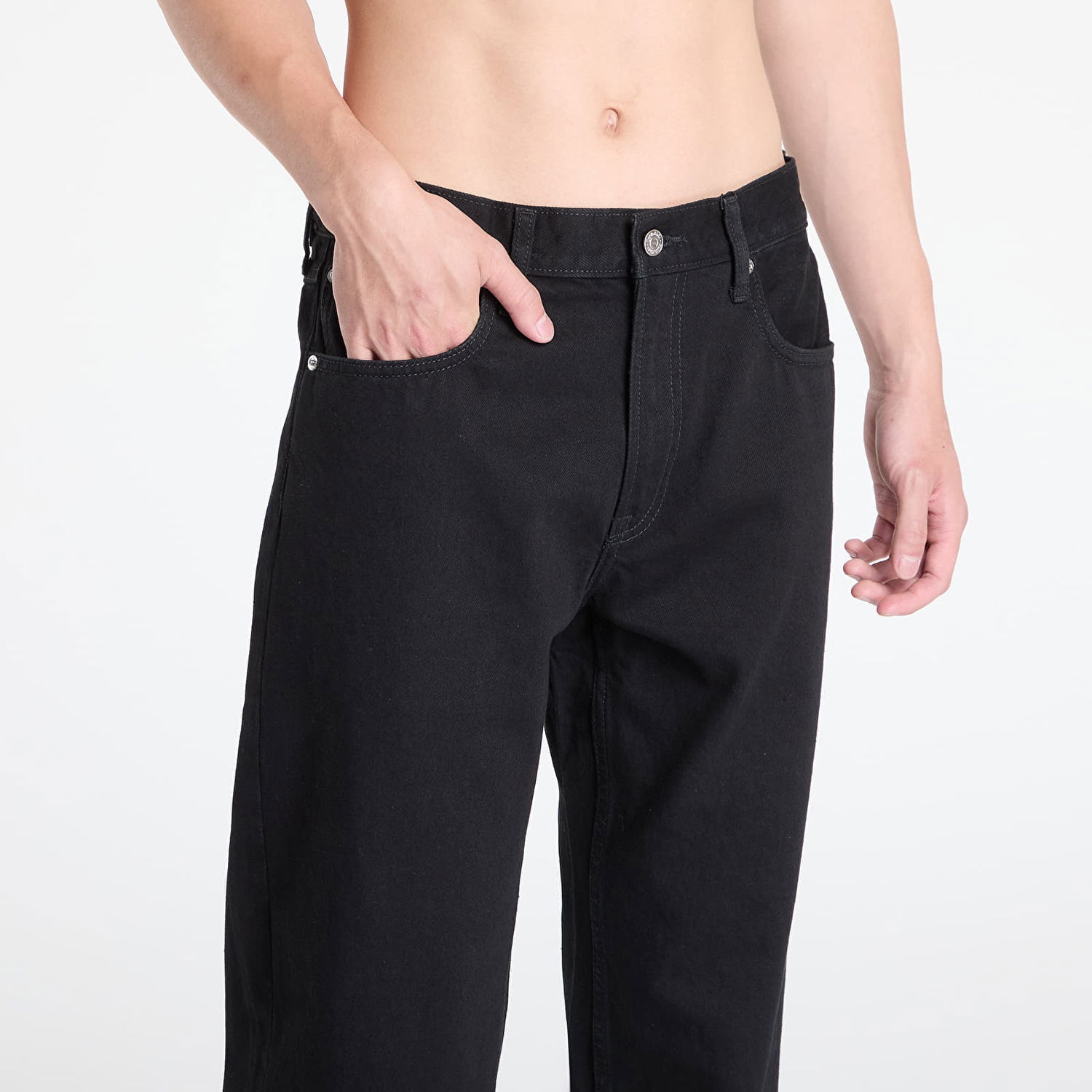 Džínsy CALVIN KLEIN Calvin Klein Jeans 90'S Straight Jeans W34/L32 Čierna | LV040EM720 JW4, 1