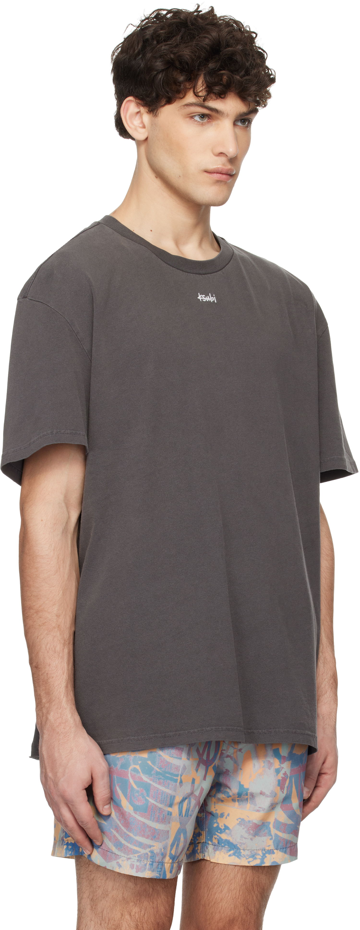 Tričko Ksubi Ksubi Eagle Biggie T-Shirt Šedá | MPS25TE030, 1