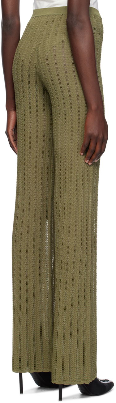 Nohavice Dion Lee Dion Lee Knit Trousers Zelené | C7217P23, 2