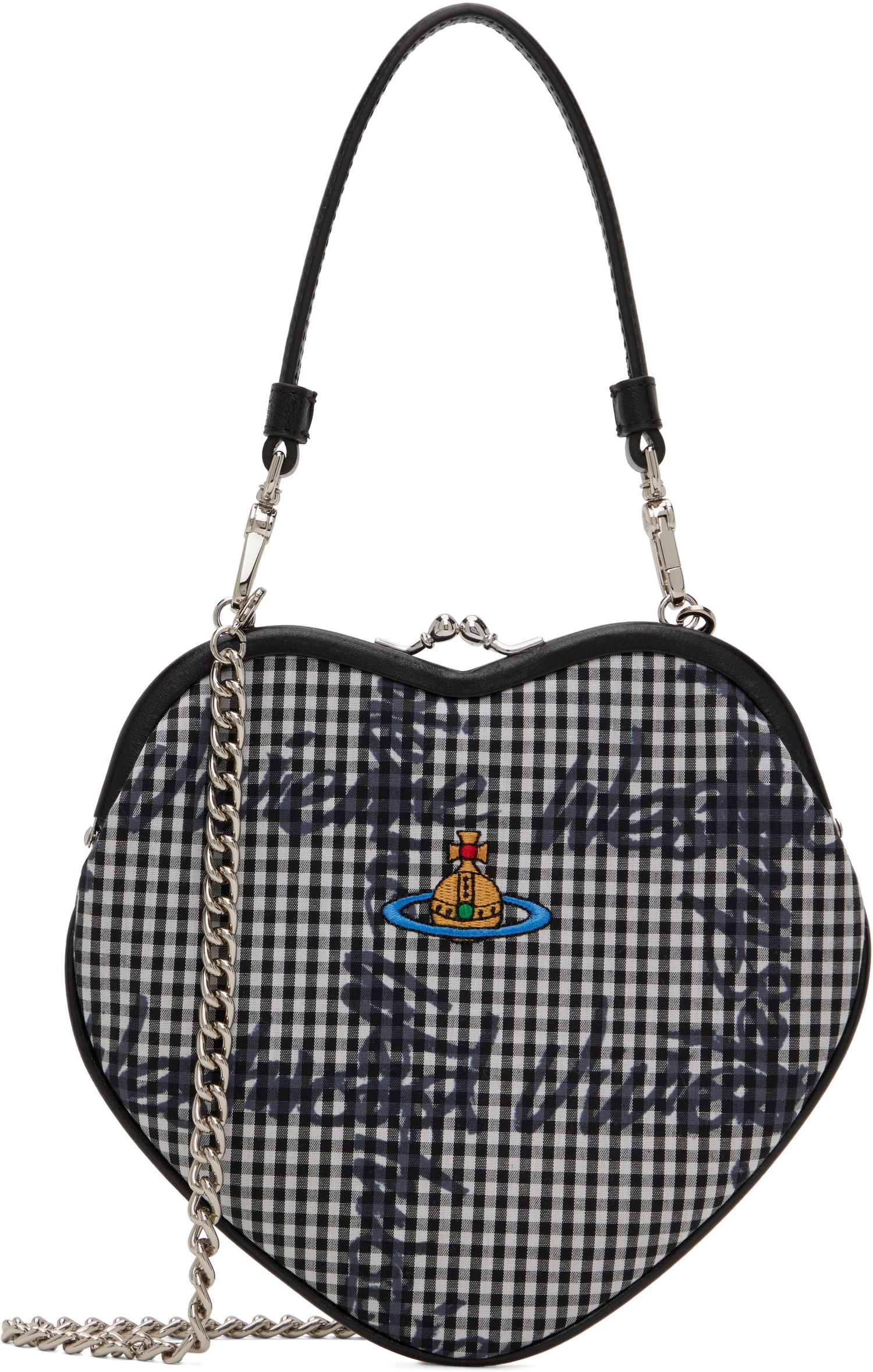 Kabelka Vivienne Westwood Vivienne Westwood Belle Heart Frame Bag Čierna | 4B01000DW-W011T-, 0