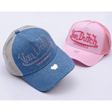 Šiltovka Von Dutch Von Dutch Trucker Fargo Denim Cap Modrá | VD-7030842, 4