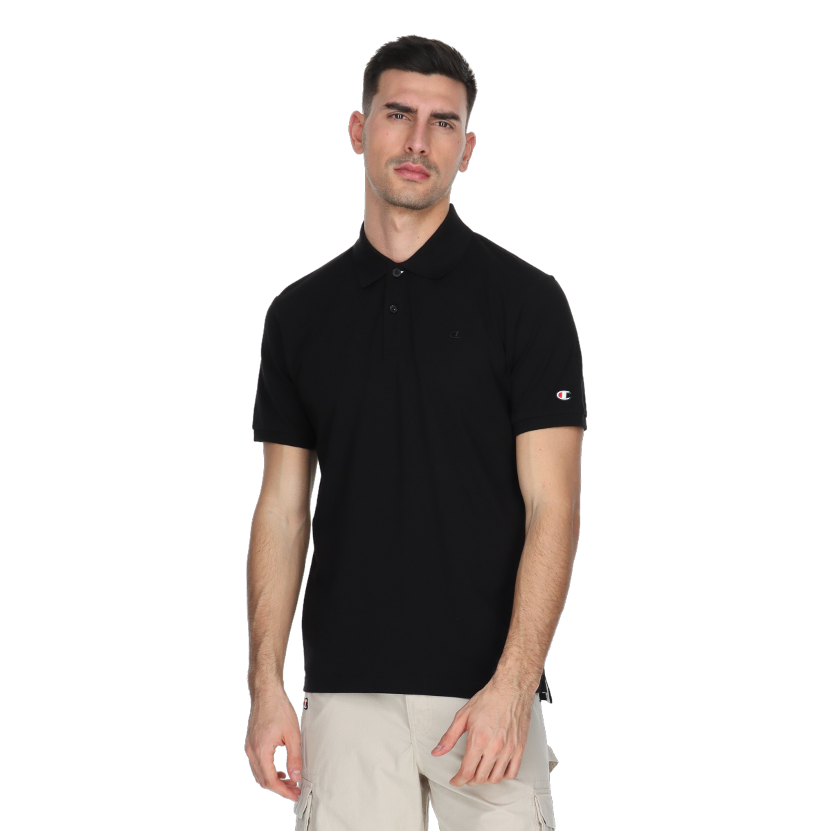 Polo tričko Champion Classic Polo Shirt Čierna | 220536-KK001, 0