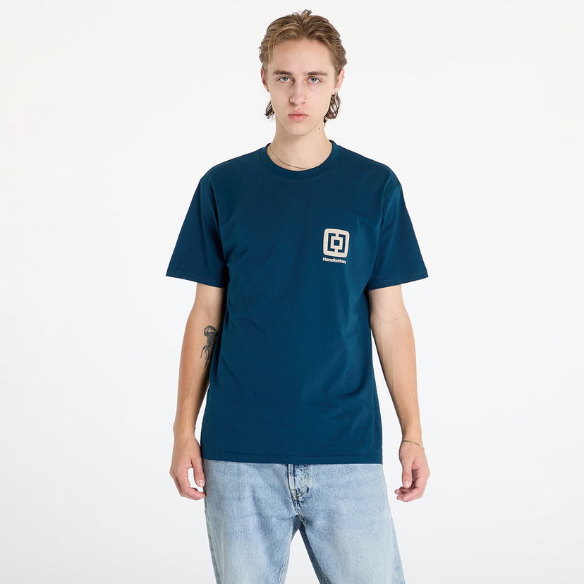 Tričko Horsefeathers Mini Logo T-Shirt Pond M Navy | SM1217Y