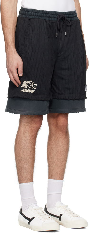 Šortky AMIRI Amiri Mesh Basketball Shorts Čierna | AMJYSH1036, 1