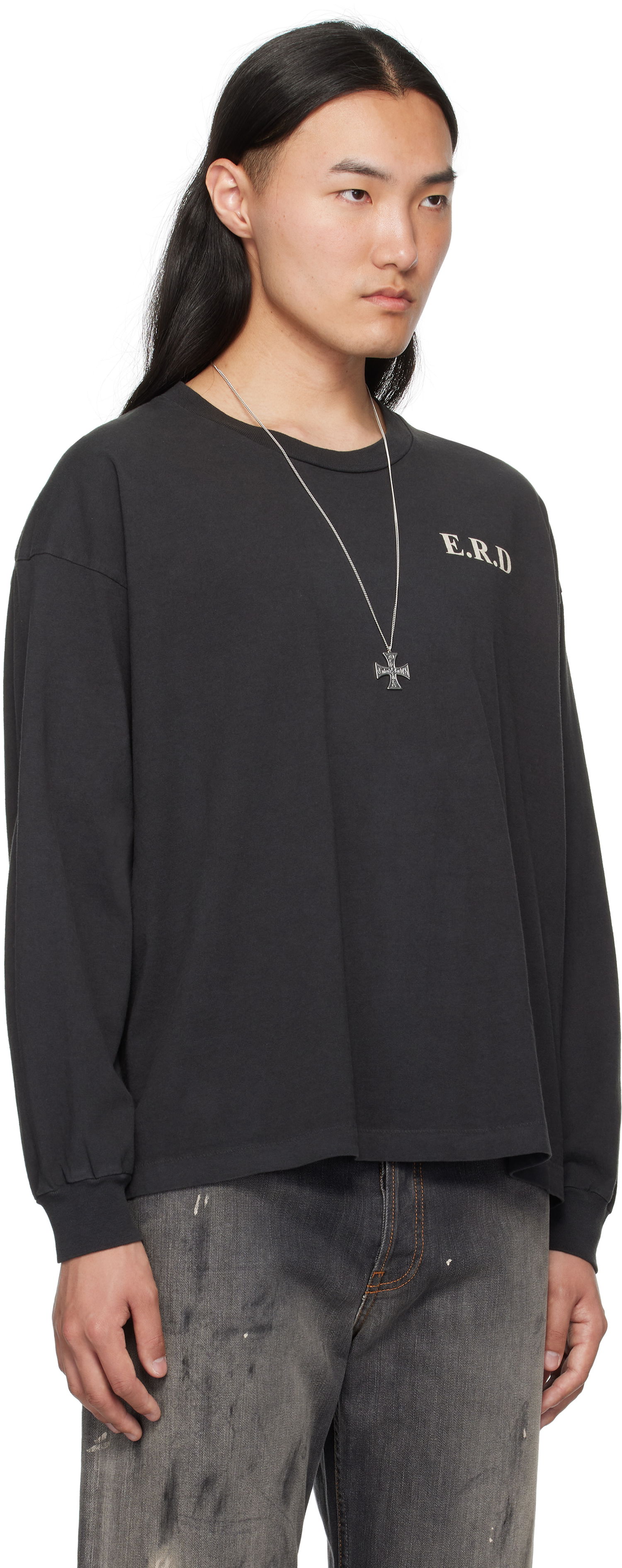 Tričko Enfants Riches Déprimés Enfants Riches Déprimés 'Taking the Cure' Long Sleeve T-Shirt Čierna | 010-844, 1
