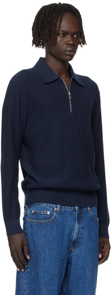 Polo tričko Lacoste Lacoste Half-Zip Polo Navy | AH5187_166, 1