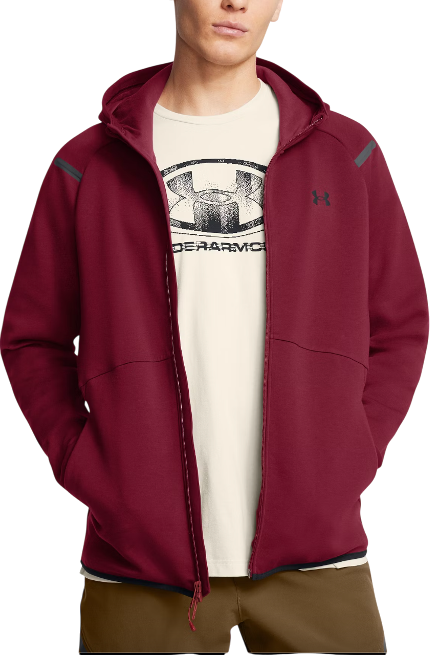 Mikina Under Armour Fleece Training Hoodie Vínová | 1389352-625, 0