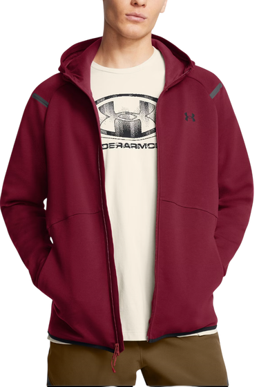 Mikina Under Armour Fleece Training Hoodie Vínová | 1389352-625, 0