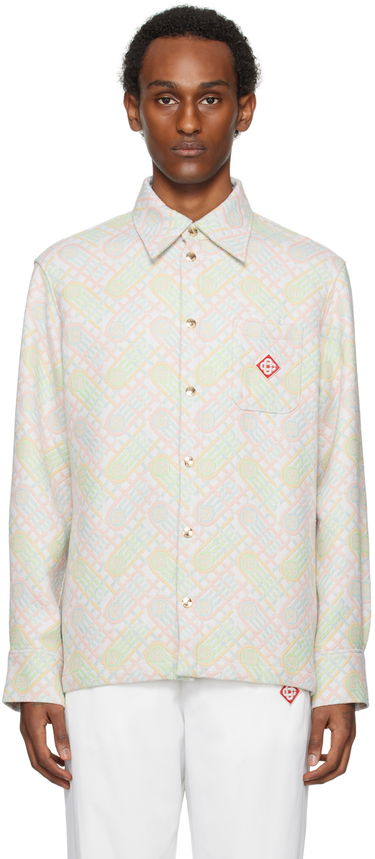 Bunda Casablanca Jacquard Jacket Béžová | MPS24-JK-200-01, 0