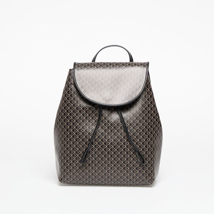 Batoh CALVIN KLEIN Calvin Klein Emblem Aop Flap Backpack Čierna | LV04F3271G 2XA