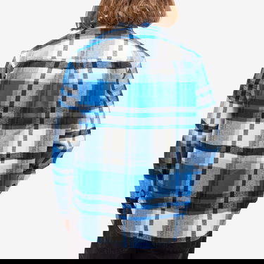 Košeľa BAPE Checked Overshirt Modrá | 001SHK801004M-BLU, 3