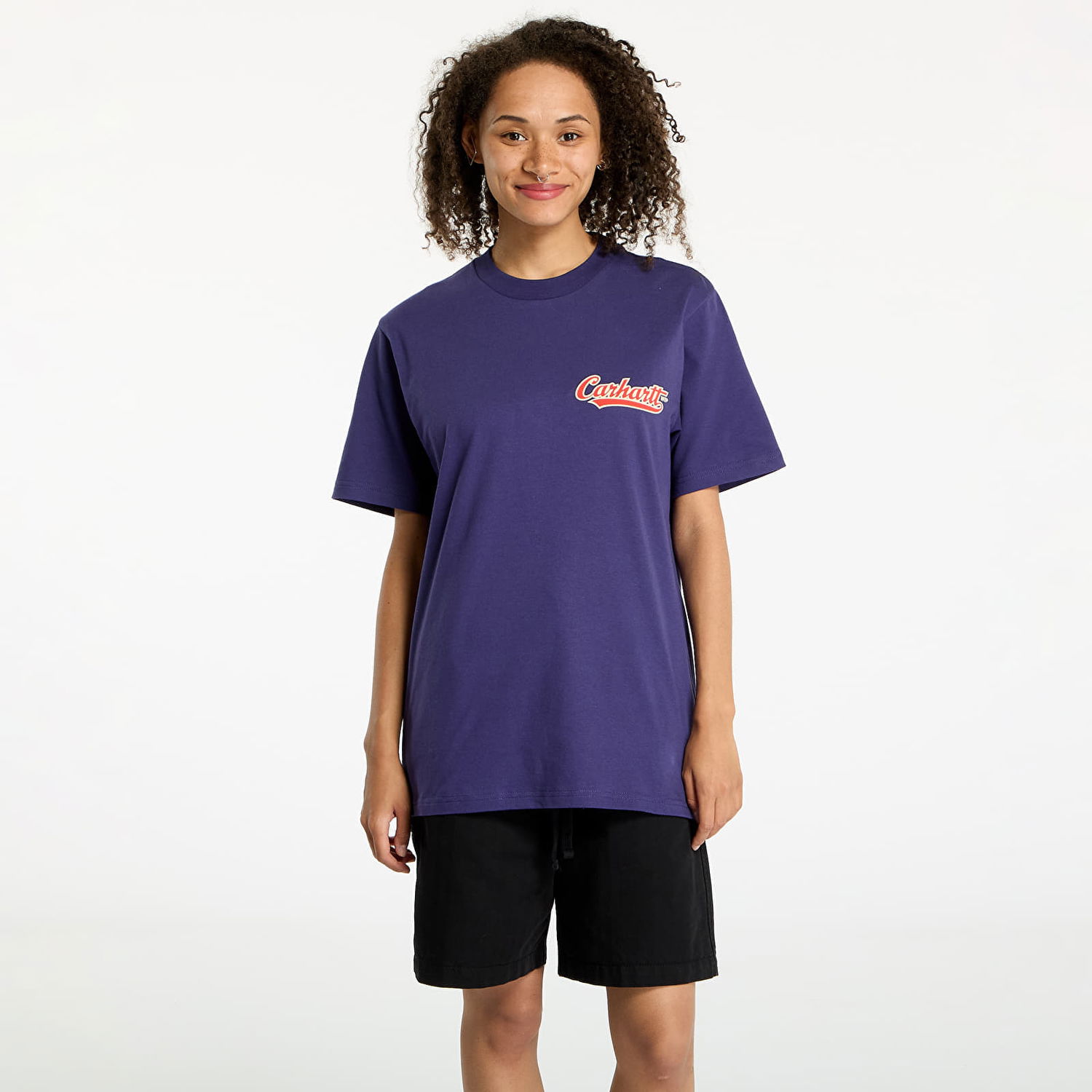Tričko Carhartt WIP S/S Spill T-Shirt UNISEX Aura Fialová | I033950.2BZXX, 0