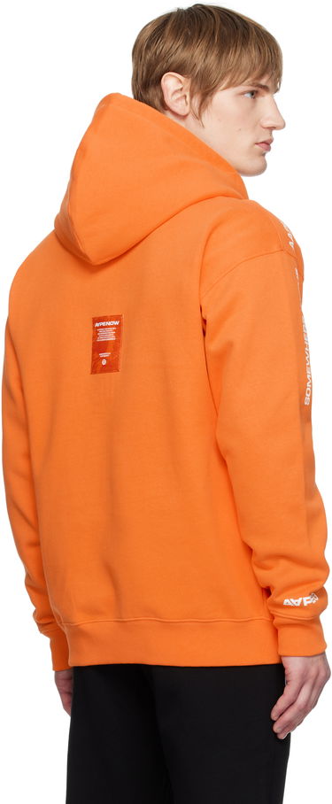 Mikina AAPE by A Bathing Ape AAPE by A Bathing Ape 'AAPE NOW' Zip-Up Hoodie Oranžová | AAPSWMB327XXNORL, 2