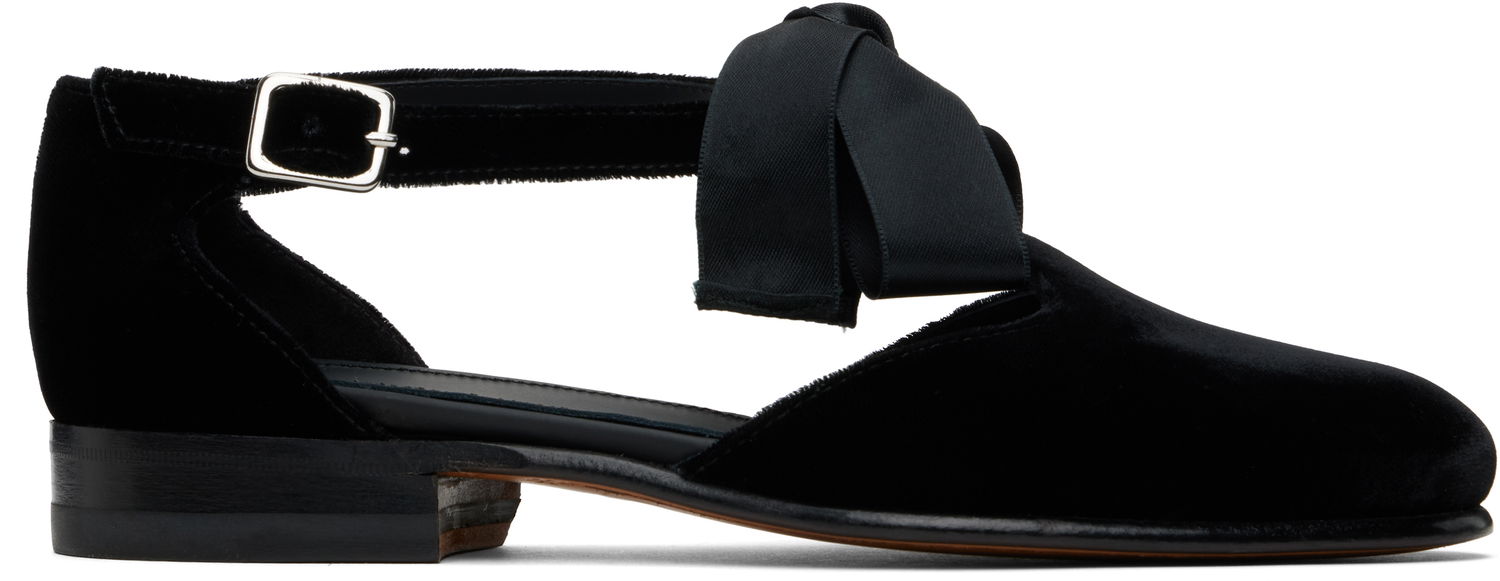 Tenisky a topánky Bode Velvet Theater Ballerina Flats Čierna | MRFW000031, 0