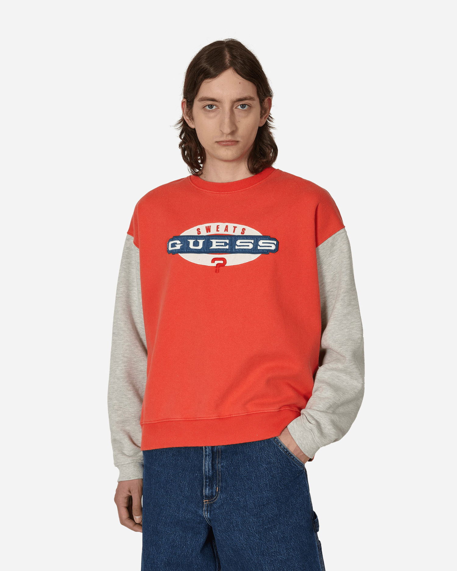 Mikina GUESS Vintage Logo Crewneck Sweatshirt Rôznofarebný | M3GQ02KBMY0 G5K6, 0