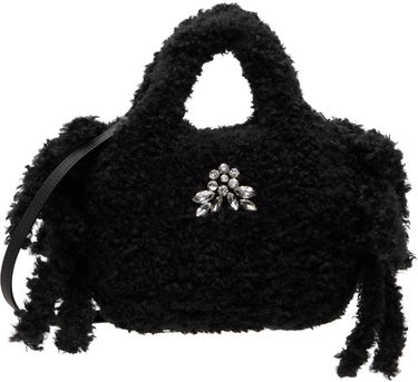 Kabelka Simone Rocha Simone Rocha Embellished Baby Egg Tote Čierna | BAG174B 0793, 0