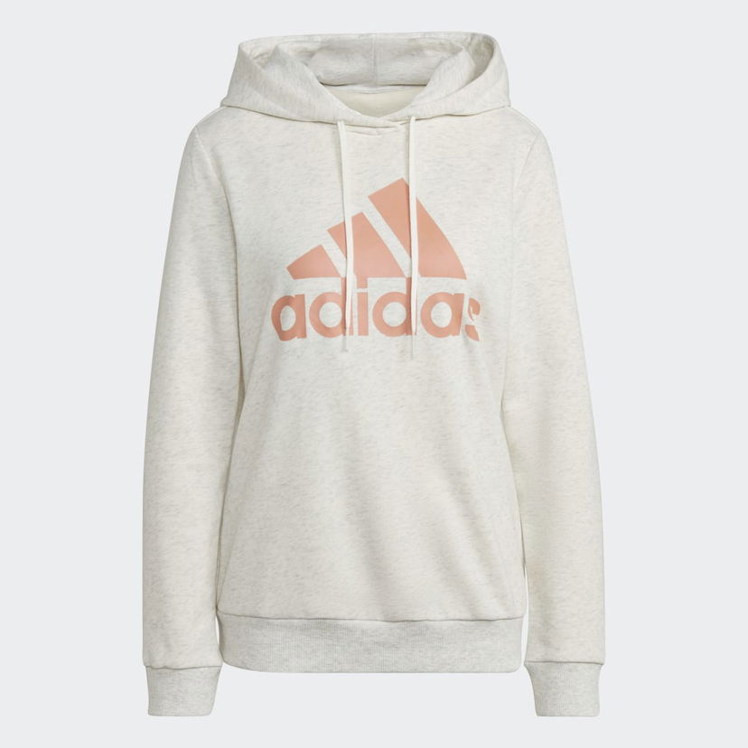 Mikina adidas Performance Relaxed Logo Hoodie Biela | H07795