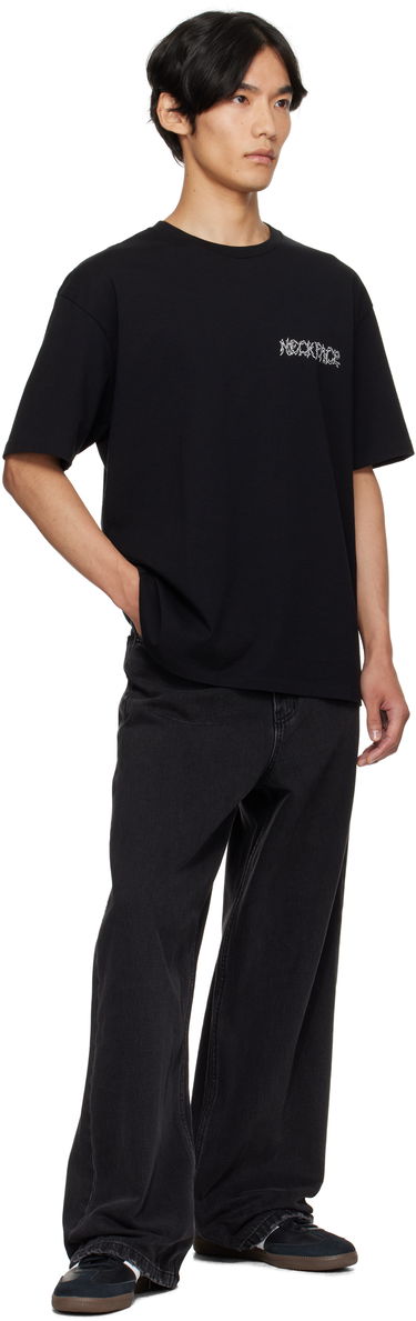 Tričko WACKO MARIA NECKFACE Edition Washed Heavy T-Shirt Čierna | NECKFACE-WM-WT01, 3