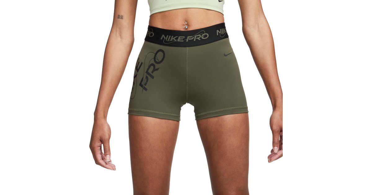 Pro Mid-Rise Graphic Shorts