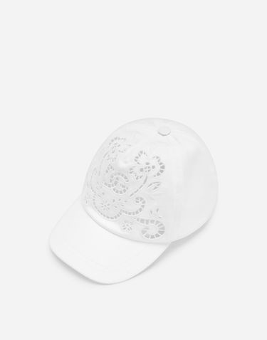 Šiltovka Dolce & Gabbana Dolce & Gabbana Laser Cut Baseball Cap Biela | LB5H12G7B7AW0800, 1