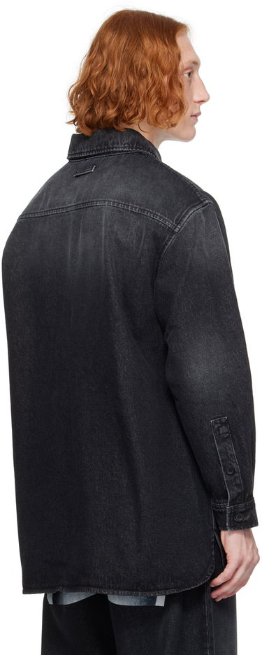 Košeľa Jean Paul Gaultier Jean Paul Gaultier 'The Body Marinière' Print Denim Shirt Čierna | 24/30-F-CH063I-D016-060100, 2
