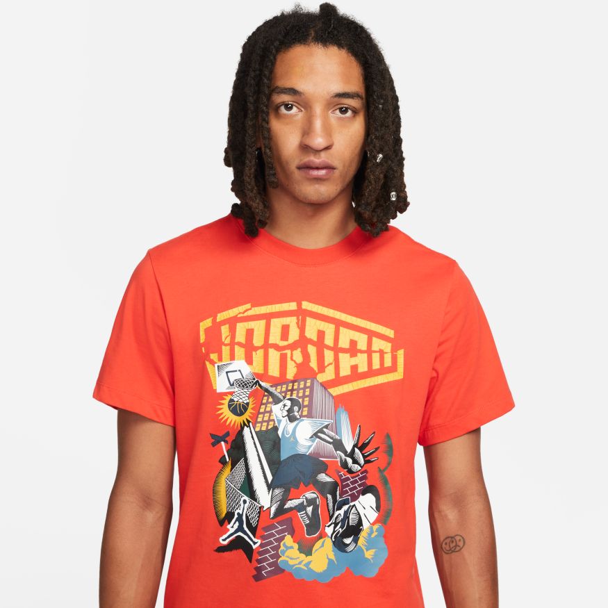 Tričko Jordan Sport Dna Red Tee Červená | DC9783-673, 1