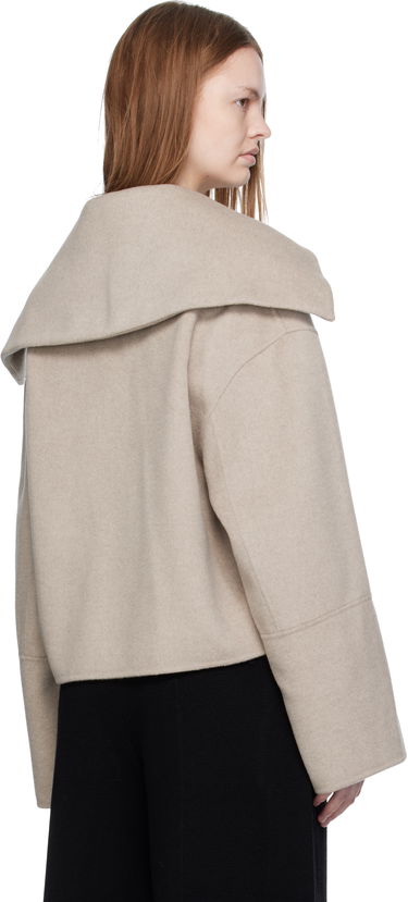 Sveter Nanushka Nanushka Maxe Cropped Wool Sweater Béžová | NW25PFJK12992, 3
