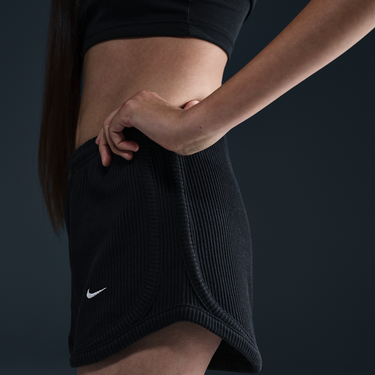 Šortky Nike Sportswear Chill Waffle Mid-Rise Shorts Čierna | HJ3842-011, 3