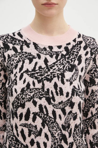 Sveter Fiorucci Pink Banimalier Wool Blend Sweater Ružová | W01FPKSW195KN03PN04, 3