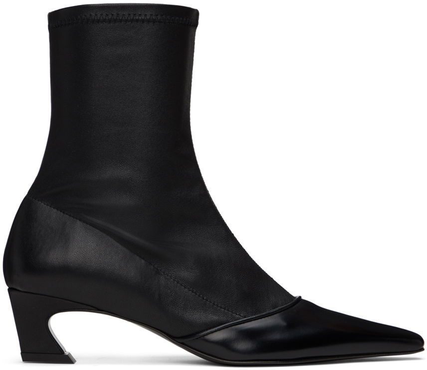 Tenisky a topánky Acne Studios Paneled Boots "Black" Čierna | AD0578-, 0