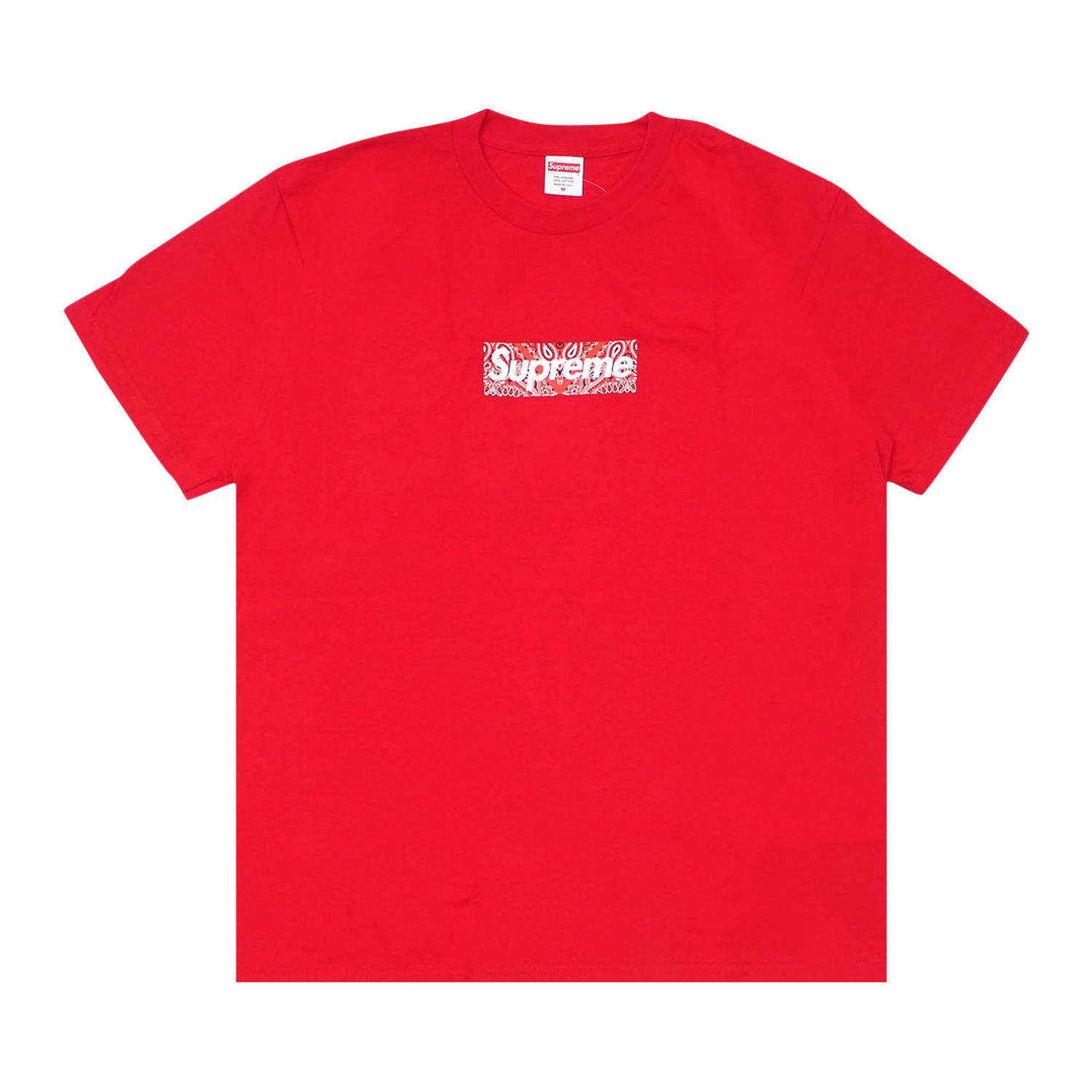 Tričko Supreme Bandana Box Logo Tee Červená | FW19T55 RED, 1
