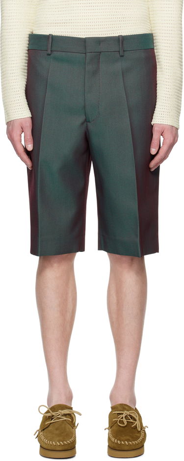 Šortky Jil Sander Jil Sander Virgin Wool Shorts Zelené | J21KA0256_J40221, 0
