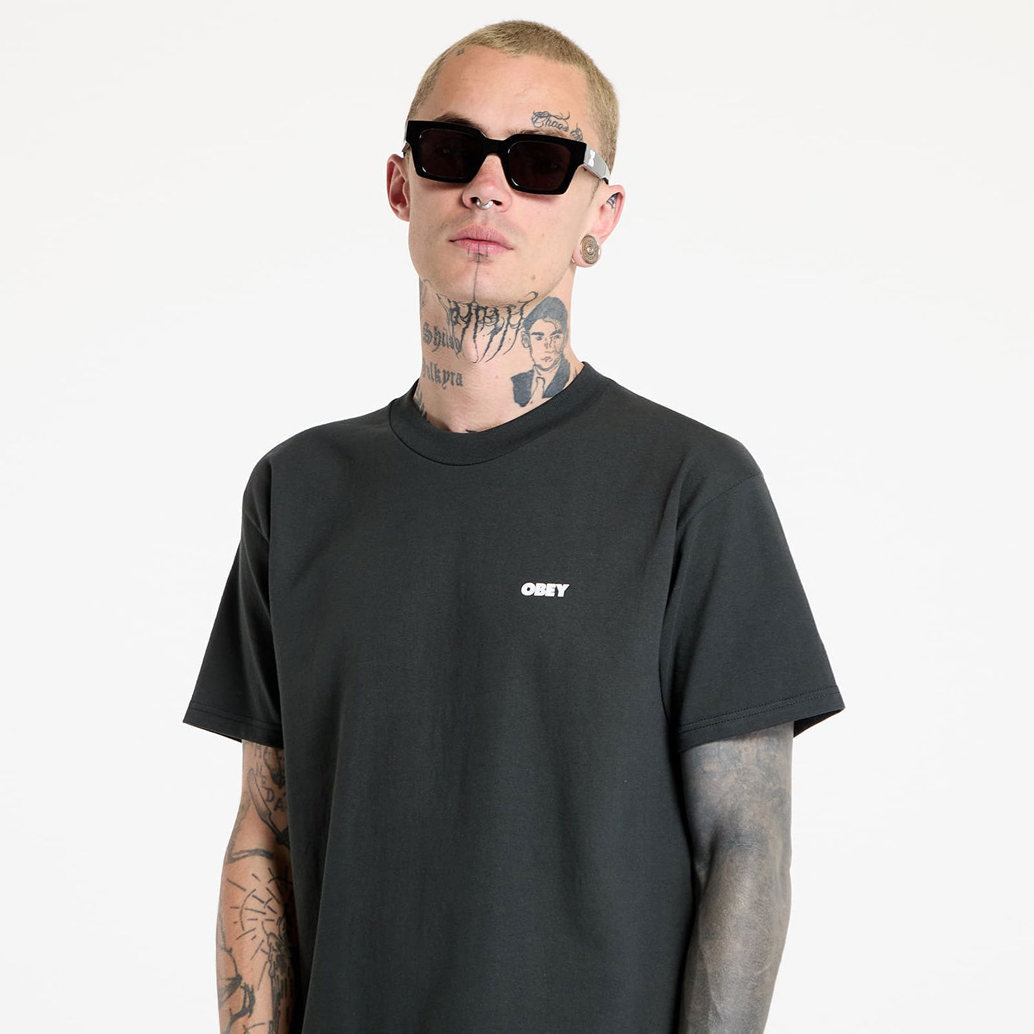 Tričko OBEY OBEY Visual Studies T-Shirt Čierna | 165264136, 1