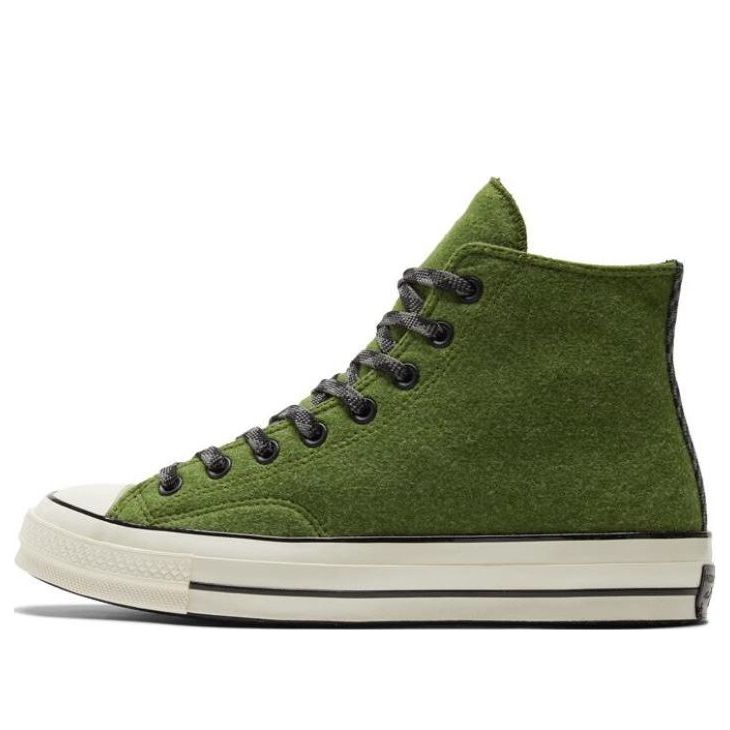 Tenisky a topánky Converse Chuck 70 High Flannel Zelené | A04284C