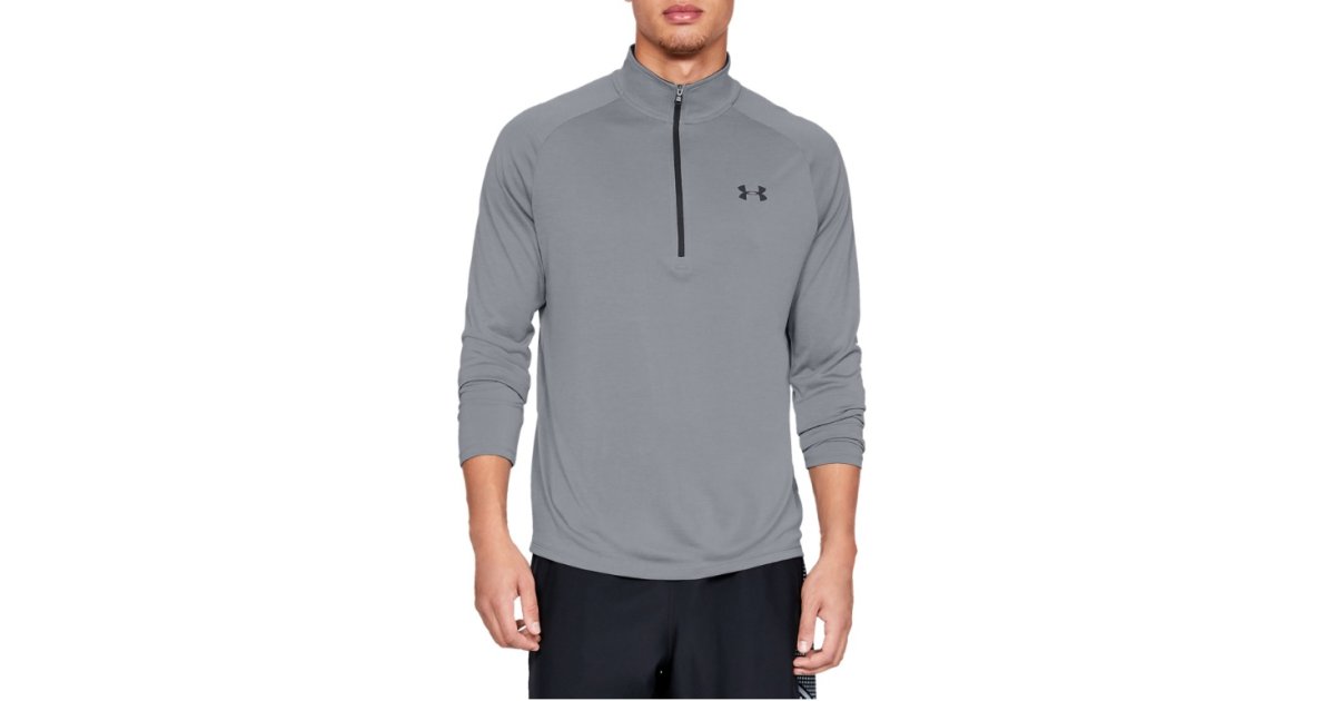 Tričko Under Armour Tech 2.0 1/2 Zip Top Šedá | 1328495-035, 1