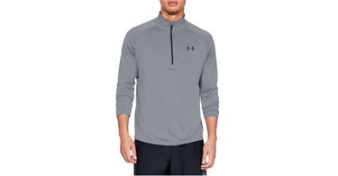 Tričko Under Armour Tech 2.0 1/2 Zip Top Šedá | 1328495-035, 1