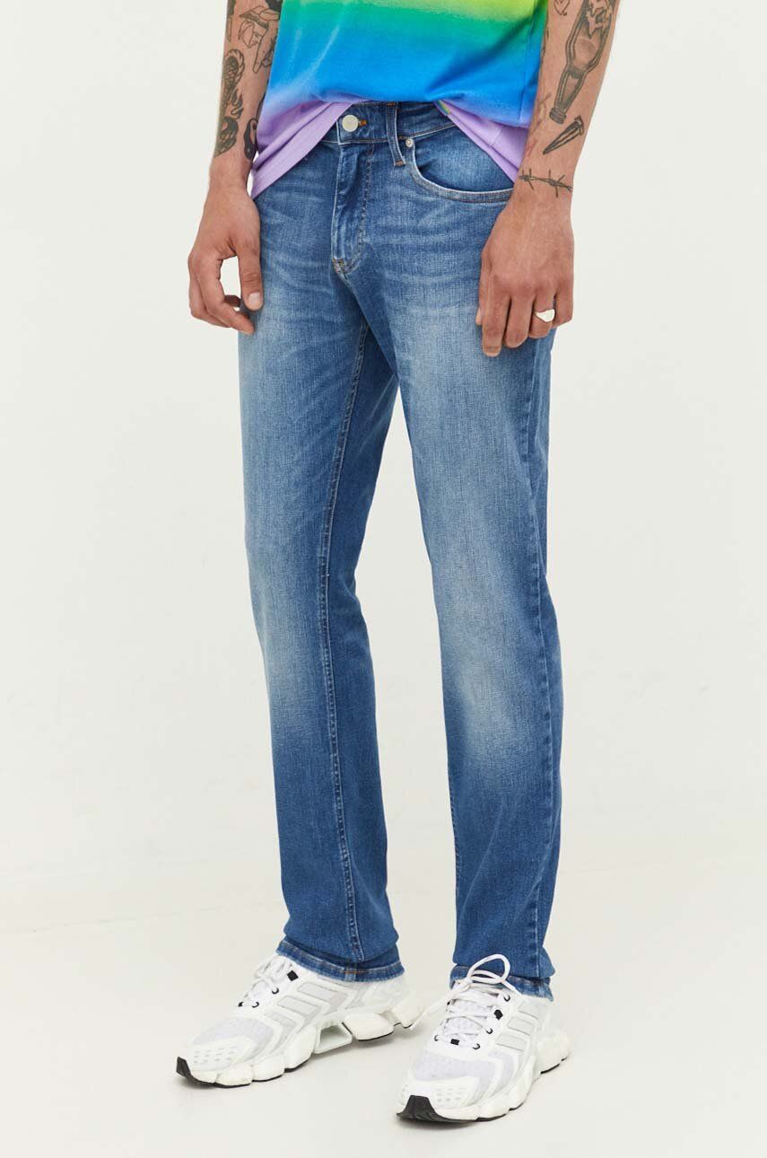 Džínsy Tommy Hilfiger Low-rise Skinny Jeans Navy | DM0DM16637, 0