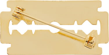 Spona UNDERCOVER UNDERCOVER Engraved Razor Blade Brooch Metalická | UP2E4X02, 1