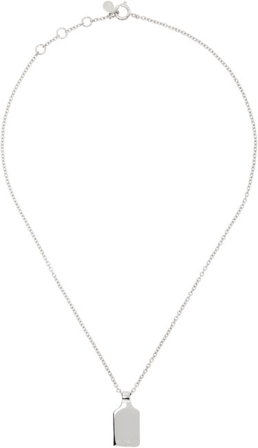 Náhrdelník Courrèges Charm Necklace With Pendant Metalická | 324ACO029LA0001, 0