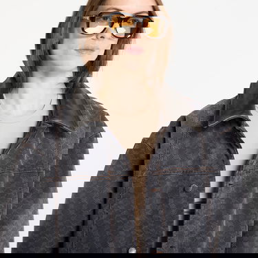 Bunda DAILY PAPER Washed Monogram Workwear Jacket Šedá | 2523035, 3