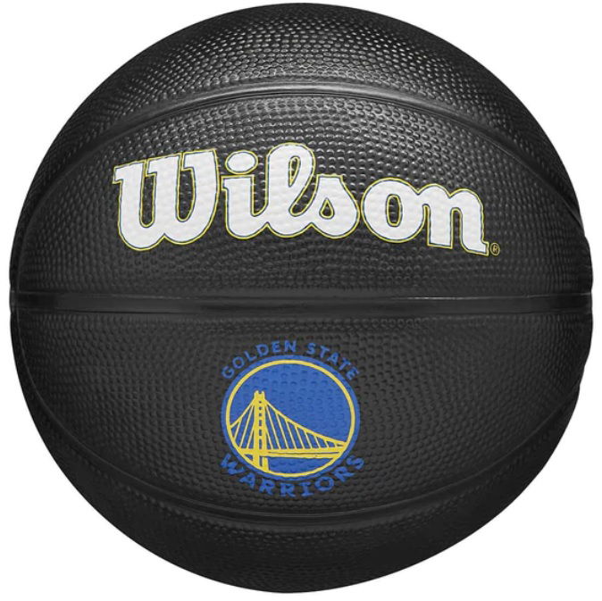 Športový doplnok Wilson Tennis NBA Team Tribute Mini Basketball Golden State Warriors Čierna | wz4017603xb