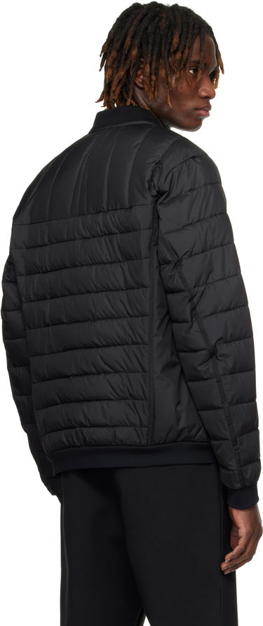 Bomber bunda BOSS BOSS Water-Repellent Quilted Bomber Jacket Čierna | 50529693, 2