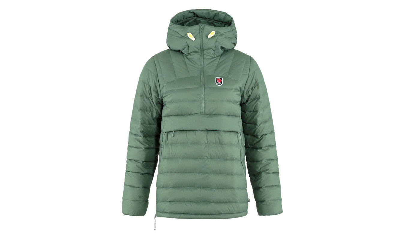 Prešívaná bunda FJÄLLRÄVEN Pack Down Anorak Insulated Jacket Zelené | F86376-614, 1