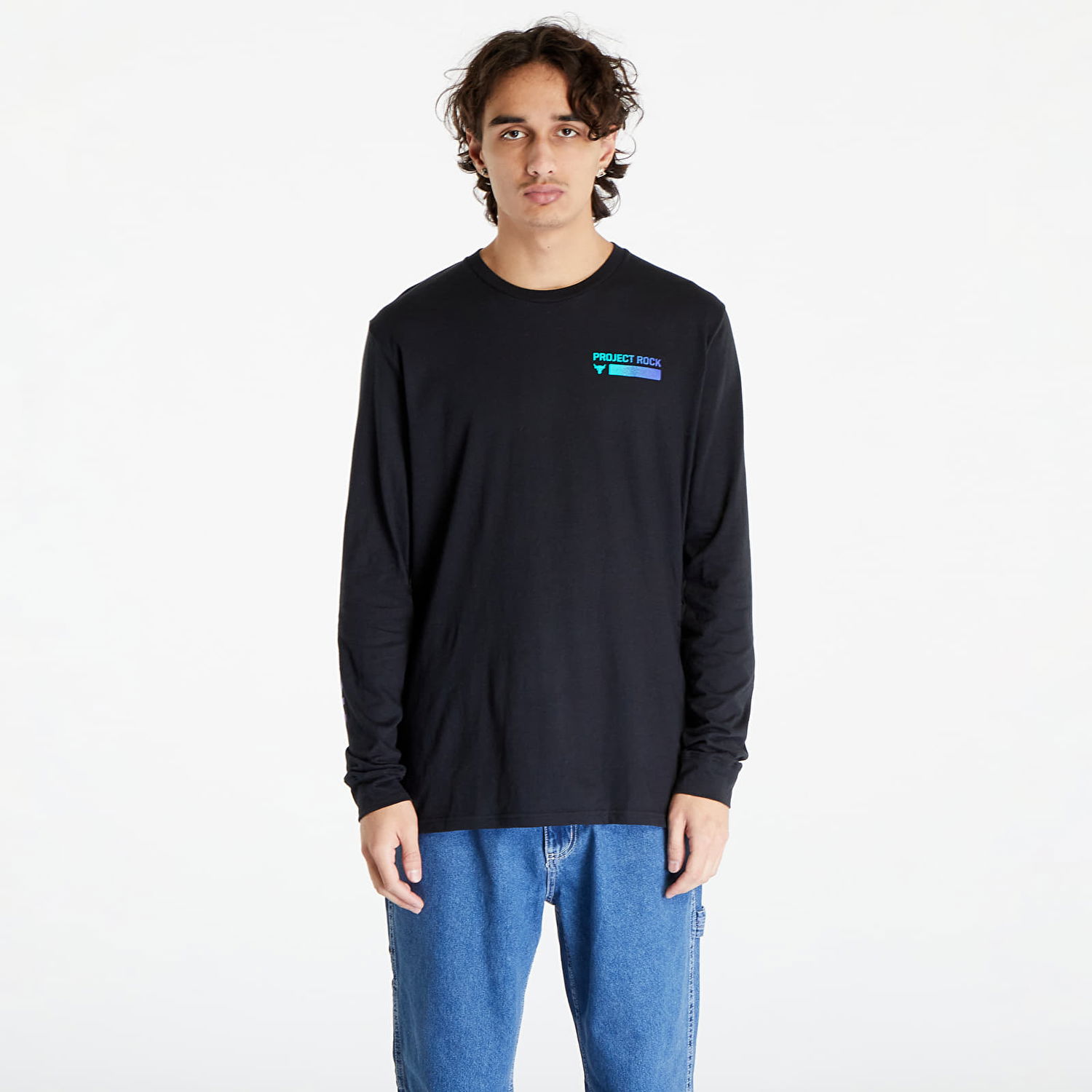 Tričko Under Armour Project Rock Brahma Long Sleeve Tee Čierna | 1379840-001, 0