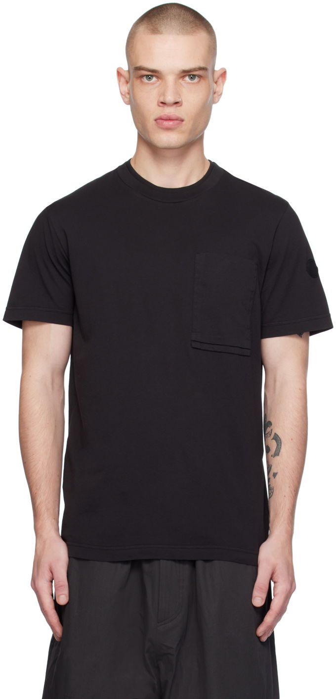 Tričko Moncler Patch Pocket T-Shirt Čierna | J10918C0000189ADY, 0